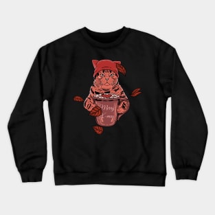 COFFEE CAT X-MAS Crewneck Sweatshirt